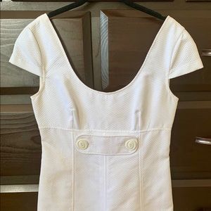 Dolce & Gabanna white mini dress